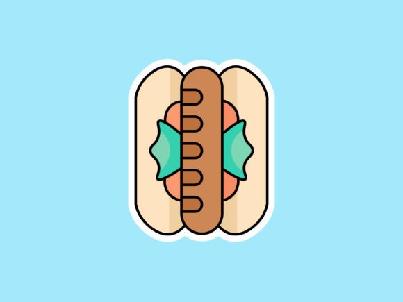 Argentina Choripan Illustrations: A Culinary Design Asset