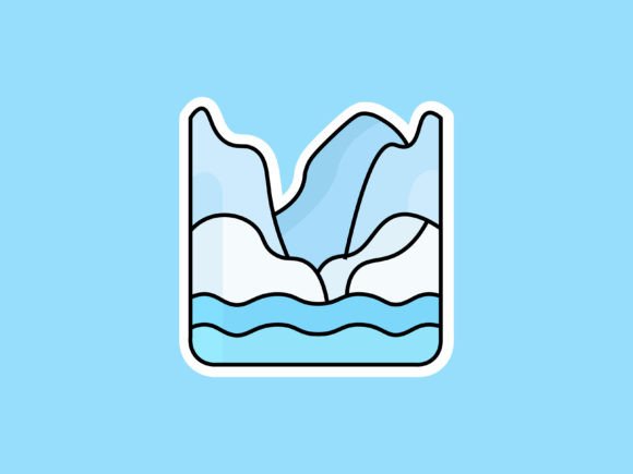 Argentina Perito Moreno Illustrations: A Designer's Guide