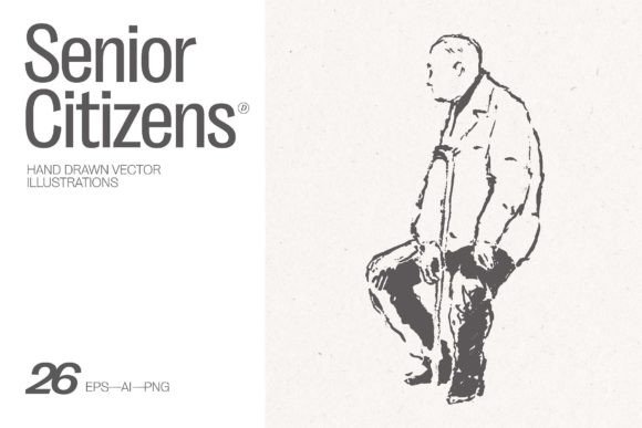 Authentic Visual Storytelling with Older People Illustrations