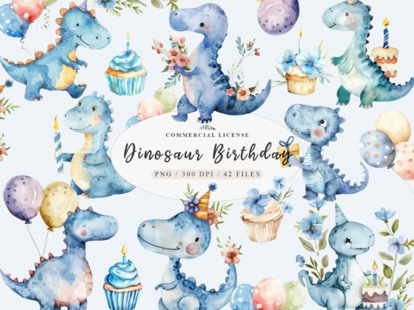 Blue Dinosaur Birthday: A Baby Boy Dinosaur Collection