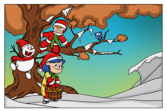 Christmas Story Illustrations: A Festive Design Toolkit