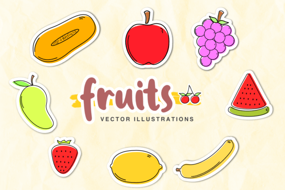 Fruits Vector Illustrations #4: A Designer's Toolkit for Vibrant Projects