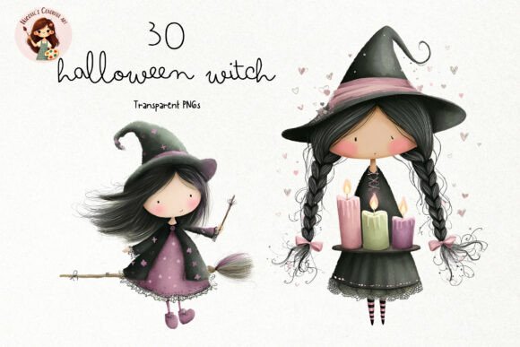 Halloween Witch PNG Clipart: Beyond the Spooky Aesthetic