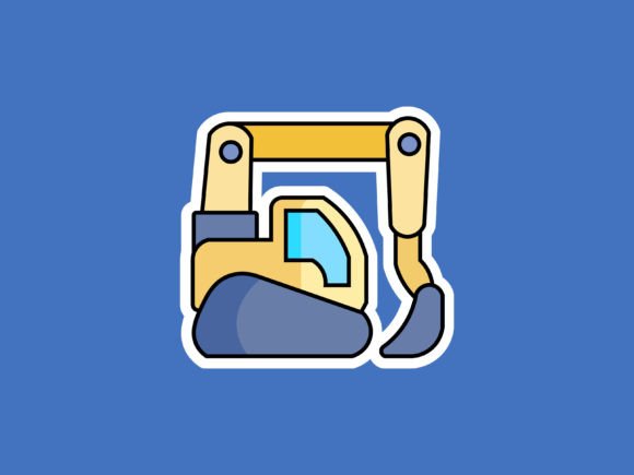 Labour Excavator Illustrations: Dynamic Design Assets for Every Project