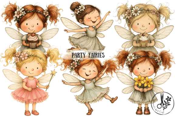 Party Fairies - Clipart for Creative Magic
