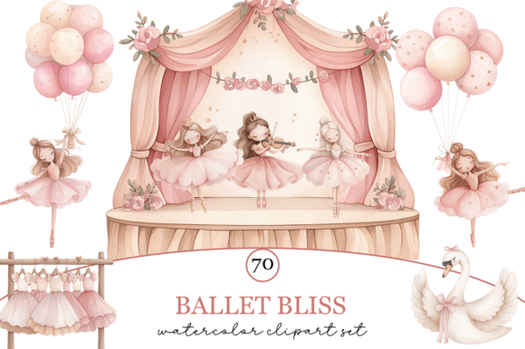 Pink Ballerina Watercolor Clipart: A Designer's Guide