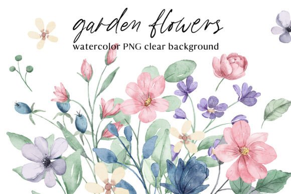 Watercolor Garden Flowers: A Fresh Take on Floral Design Assets